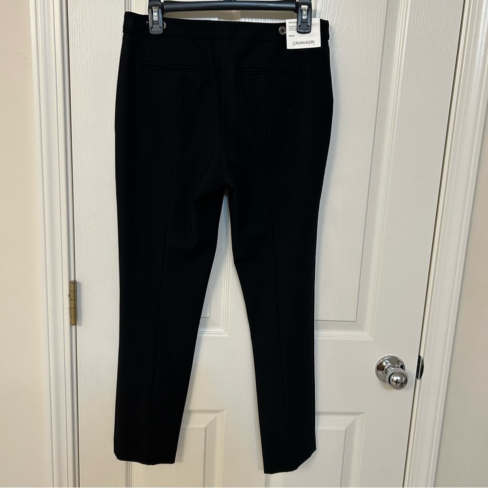 Calvin Klein Women's Highline Ankle Length Pant in Black Size 6P - Picture 8 of 12